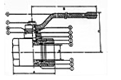 Full Bore 3 Piece Ball Valve