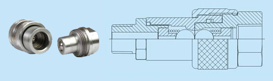 Jack hydraulique haute pression vis-JS Couplings