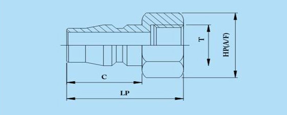 Accouplement rapide Plug Femme pneumatique SV-10
