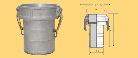 Camlock Hose Coupler C