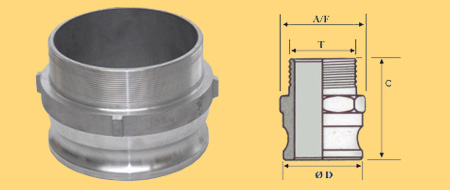 Camlock Male Adaptor F